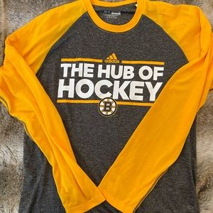 Adidas Boston Bruins Long Sleeve Tee